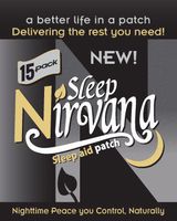Ntrinsiq Works Sleep Nirvana - Sleeping, Soothing & Calming Aid Patch - Lavender Scented - Made with Melatonin, Hops, Passion Flower & Valerian Root (30 Pack)