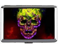 Yanteng Pocket Carrying Cigarette Box,Dark Skull Camouflage Package Cigarettes 14pcs