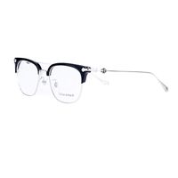 Eileen&Elisa Metal Half Frame Optical Glasses Semi-Rimless Non Prescription Eyeglasses Frames for Men/Women