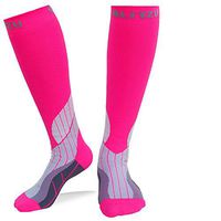BLITZU Compression Socks 15-20mmHg for Men Women Recovery Running Travel Relief