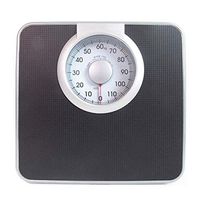 Lcxliga Mechanical Bathroom Scale,Precision Weight Physician Scales,Oversized Precision Dial Analog Scale,for Hospital/Family/Gym (Color : Black)