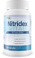 Nitridex - Vital X9 - Testo Prime - Male Testosterone Support - Assist Natural Male Function & Energy - with Yohimbe & and Blend of Potent and Natural Ingredients