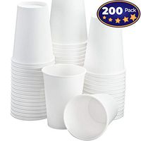 Restaurant Grade 12 Oz White Paper Coffee Cups 200 Pack By Avant Grub. BPA Free Disposable Cups For Hot and Cold Drinks. Serve Teas, Sodas, Ciders and More At Kiosks, Shops, and Concession Stands