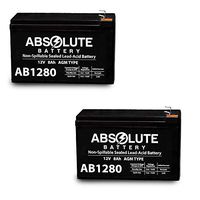 2 Pack 12V 8AH AB1280 F1 Battery Replacement for Power Patrol SLA1079