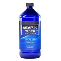 American Biotech Labs - ASAP 10 Silver Solution - Immune System Support, 10 ppm Silver Solution Dietary Supplement - 32 fl. oz.