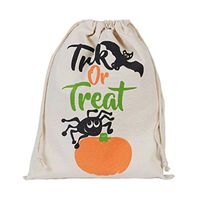 Elevin(TM)2017 Halloween Candy Bag Gift Bag Bundle Pocket Drawstring Storage Candy Trick or Treat Bag Travel Bag (C)