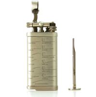 Tobacco Pipe Lighter with Tamper & Pick - All in One - Model LGHT05 Silver