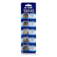 YCDC CR2450 DL2450 BR2450 LM2450 5029LC 3V Button Coin Cell Battery Bulk Lots Single Use, for Wristwatch Toys Remote Controllers, 5pcs