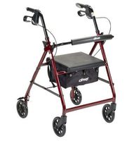 McKesson Lightweight Aluminum Rollator - Silver - 1 Each / Each - 72683801
