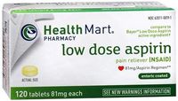 HEALTHMART LOW DOSE ASPIRIN 81