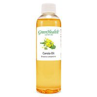 GreenHealth Canola Seed – 4 fl oz (118 ml) Plastic Bottle w/Cap – 100% Pure Carrier Oil