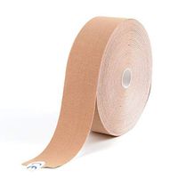 AUPCON Uncut Kinesiology Tape Sports Muscle Tape Breathable Waterproof Strength Hypoallergenic Sensitive Athletic Recovery Therapy for Ankle Elbow Knee,Shoulder Muscle Therapeutic 105 ft Beige