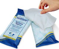 No-Rinse Bathing Wipes by Cleanlife Products (12 Pack), Premoistened and Aloe Vera Enriched for Maximum Cleansing and Deodorizing - Microwaveable, Hypoallergenic and Latex-Free (8 Wipes)