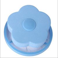 Washing Machine Filter Bag Hair Remover to The Dander Net Cleaning Wash Bag Filter Hair Suction Hair Debris Laundry Bag,Blue