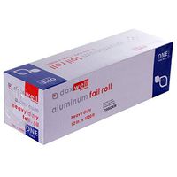 Daxwell Aluminum Foil Roll, Heavy Duty, 1,000' x 12", J10002436