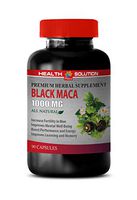 Muscle Mass Supplements for Men - Black MACA 1000 MG - Premium Herbal Supplement - Black maca Root Capsules for Women - 1 Bottle 90 Vegetable Capsules
