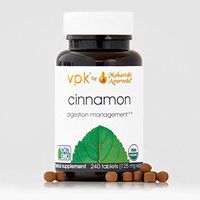 Organic Cinnamon | 240 Herbal Tablets – 125 mg ea. | Boosts Digestive Fire | Detoxes The GI Tract | Powerful Antioxidant That Promotes Overall Health