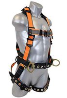 Malta Dynamics Warthog MAXX Side D-Ring Harness with Removable Belt and Additional Padding (XXXL), OSHA/ANSI Compliant