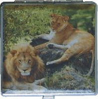 Eclipse Lion King Size Cigarette Case (2 lions)