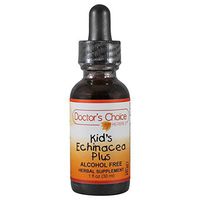 Doctor’s Choice Kid’s Echinacea Plus Liquid Herbal Supplement with Fresh Echinacea Anguitifolia and Elderberry Berry 30ml