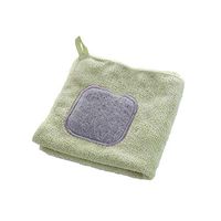 Cleaning Cloths,Pack of 3 Towels,2 Colors (Green)