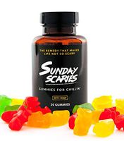 Sunday Scaries Hemp Extract Gummies w/Vitamins for That Cool, Calm & Collected Feeling - 10MG Each