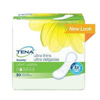 Bladder Control Pads, Tena Serenity Light Ultra Thin, 9 Inch Length - Case