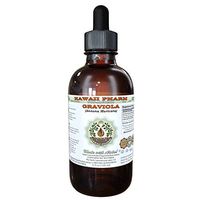 Graviola Alcohol-Free Liquid Extract, Graviola (Annona Muricata) Dried Leaf Glycerite Hawaii Pharm Natural Herbal Supplement 4 oz