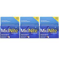 MidNite Sleep Aid for Occasional Sleeplessness, 30 Chewable Cherry Tablets (Value Pack of 3)