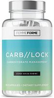 CARB Lock Carb Blocker for Women: Stimulant and Caffeine Free Diet Pills to Block Carbohydrate Absorption - Healthy Blood Sugar Support Supplement with Garcinia Cambogia and Banaba, 90 Capsules