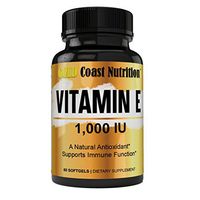 Excellent Natural Antioxidant Vitamin E 1000 IU Proven Support Non-GMO Premium Immune Function Support Potent Vitamin E 1000