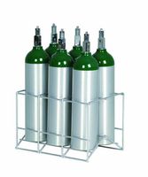 6 Cylinder Metal Rack for M6 Oxygen Cylinders