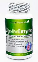 Digestive Enzymes 50 Capsules Formula Supports Digestion Amylase Enzyme Breakdown The Carbohydrate Protease Metabolize Proteins and Lipase Breakdown Fat Made in USA Gluten Free FDA Registered