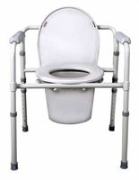 MDS89664FR - Folding Steel Commode