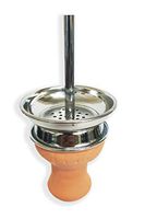 Clay Hookah Bowl with Heat Management