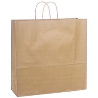 NW Natural Kraft Shopping Bags - Jumbo Sized - 18x7x18.75in. - 200 Pack