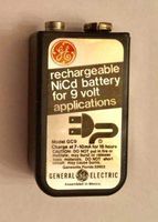 General Electric GC9 Rechargeable NiCd Battery for 9 Volt Applications