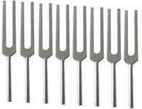 Ira Industry 8 Harmonic Spectrum Tuning Forks with Mallet and Pouch