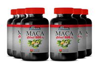 Strength Muscle and Power - Vitamins for Men Testosterone - MACA Extract 1600 MG - Peruvian maca Supplements - 6 Bottles 360 Capsules