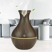 DCC USB Wood Grain Essential Oil Diffuser Ultrasonic Air Humidifier Household Aroma Diffuser Aromatherapy Mist Maker with Light