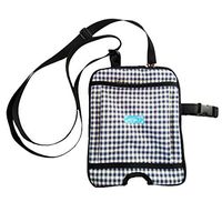 XIHAA Bladder Ostomy Elderly Drainage Bag Care Package Square, Urine Bag Bile Drainage Bag Ostomy Bag Care Kit (1Pcs),Bluewhiteplaid,1000Ml