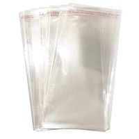 200 Pcs 3"x8" Clear Resealable Cello/Cellophane Bags Self Adhesive Sealing OPP Treat Bags for Bakery Candle Candy Cookie Prints Card Pretzels Lollipops Cake Pops Gift Packaging Decoration Storage