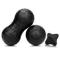 KOOLSEN Massage Lacrosse Fascia Ball for Deep Tissue, Myofascial Release, Muscle Knots, Yoga and Trigger Point Therapy, 100% Solid Rubber Construction Designed for Durability - Lifetime Guarantee