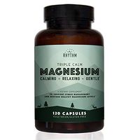 Triple Calm Magnesium - 150mg of Magnesium Taurate, Glycinate, and Malate for Optimal Relaxation, Stress and Anxiety Relief, and Improved Sleep. 120 Capsules.
