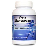 Cetyl Myristoleate for Humans 80 Veggie Capsules by Coreceuticals (Formally Response Products Cetyl M), Highest Concentration Made (40%) for Max Joint Relief, Glucosamine HCl, MSM & Hyaluronic Acid