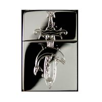 Lighter - Dolphin Dagger High Polish Chrome - Star Int. Inc Brand