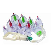 Household Pull Out Vacuum Cupping Kit Cupping Therapy Set 12 Cupping Cups Biomagnetic Therapy Cupping Set