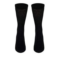 NuVein Diabetic Socks Sensitive Foot Comfort Loose Knit, Black, X-Large