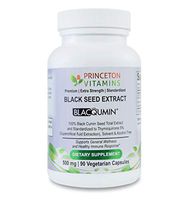 BlacQumin: 100% Black Seed Extract, 500 mg, with Thymoquinone 5%: Supercritical Fluid Extraction, Extra Strength, 90 Vegetarian Capsules