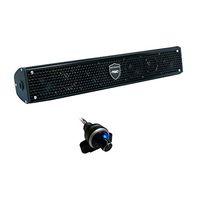 Wet Sounds Stealth 6 Surge Amplified Powersport Soundbar with WW-BTVC Bluetooth Dash Mount Controller Knob